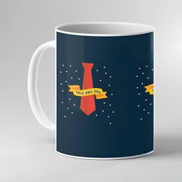 Keviv Multicoloured Text or Slogans Printed Ceramic Glossy Mugs Set of Cups and Mugs image 1