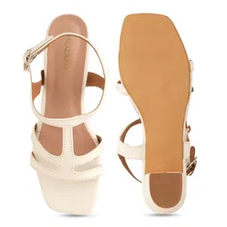 MOZAFIA Women Casual Open Toe Block Sandals with Buckles image 3