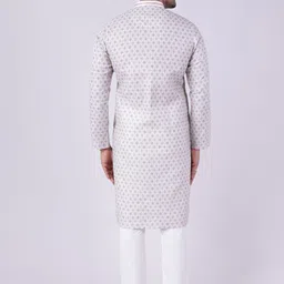 AURIK Men Ethnic Motifs Printed Kurta with Trouser image 5