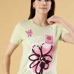 V-Mart Printed Cotton Boxy T-shirt-image-34