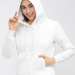 The Roadster Lifestyle Co. Women Antimicrobial Cotton Hooded Sweatshirt-picture-18