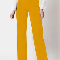 TOOCHKI Women Relaxed Straight Leg High-Rise Trousers-image-90