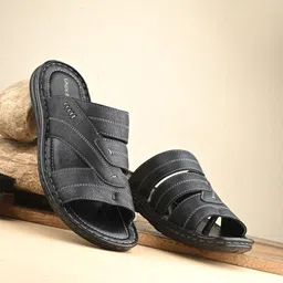 UNDERROUTE Men Leather Comfort Sandals-picture-39