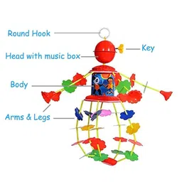 PIPALIYA Infant Kids Jhoomer Merry Go Round Toy image 2