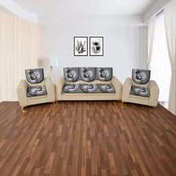 Furnishing Hut Black Chenille Sofa Cover-picture-27