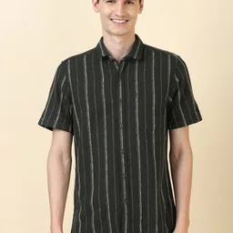 Allen Solly Striped Spread Collar Casual Shirt-picture-24