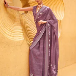 Anouk Ethnic Motifs Printed Saree With Blouse Piece-image-56