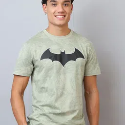 Free Authority Men Batman Graphic Printed Round Neck Cotton T-shirt-picture-33