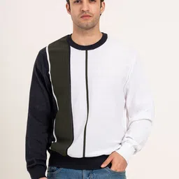 Red Tape Men Colourblocked Pullover-picture-16