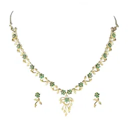 Sitashi Women Gold-Plated Alloy Necklace & Earrings-picture-18