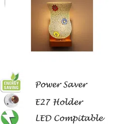 SOMIL Multi Glass Cylinder Printed Wall Lamps image 2