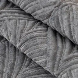 HOUSE OF QUIRK Velvet Plush Palm Leaves Quilted Anti-Slip Two Seater Stretch Seat Pad image 5