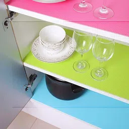 Mopak Decor Green Set of 1 Regular Shelf Liner Organisers image 2