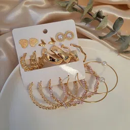 TheVineGirl Geometric Hoop Earrings-picture-17