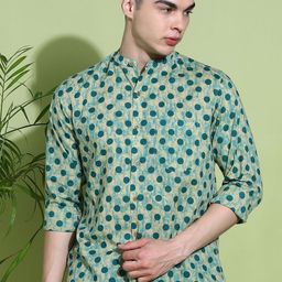 Anouk Men Slim Fit Opaque Printed Casual Shirt-picture-21