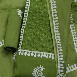 Meena Bazaar Women Embroidered Pure Cotton Unstitched Dress Material-picture-31