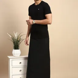 Ramraj Polo Collar Pure Cotton T-shirt With Dhoti Pants image 4