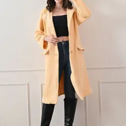 TJ FASHION Notched Collar Single Breasted Overcoat image 5