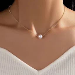 Boghra Sales Gold-Plated Alloy Pearls Chain-picture-19