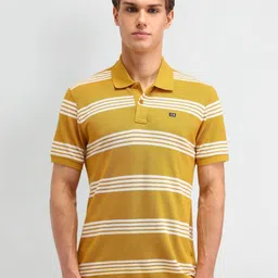 Arrow Sport Men Striped Polo Collar Applique T-shirt-picture-14