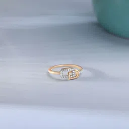 Mia by Tanishq Yellow Gold and Diamond Link and Lit Ring-picture-22