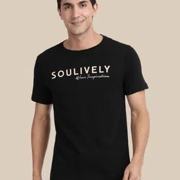 SOULIVELY Men Typography Printed Antimicrobial T-shirt-picture-39