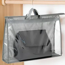 HOUSE OF QUIRK Grey Set of 1 Regular Handbag Organiser Organisers-image-92