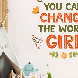 Asian royal Green & Orange Colored Printed Anti-Oil Wall Sticker-picture-31