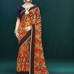 Anouk Rustic Poly Georgette Saree-picture-4