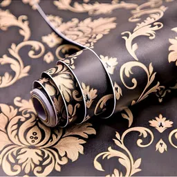 WOLPIN Black & Brown Printed Waterproof Wall Stickers-picture-13