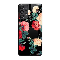 QRIOH Floral Printed Samsung Galaxy A73 5G Back Case Mobile Accessories-picture-51