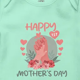 THE PRINT PLATTER Infants Printed Envelope Neck Cotton Bodysuit image 2