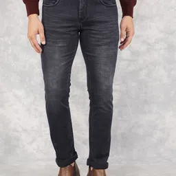 Crimsoune Club Men Slim Fit Heavy Fade Stretchable Jeans-picture-40