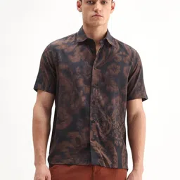 RARE RABBIT Men Comfort Printed Casual Shirt image 3