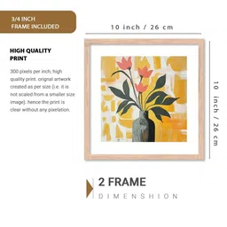 WALLLANE Set of 2 Abstract Wood Wall Art image 3