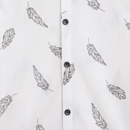 DENNIN Boys Conversational Printed Spread Collar Cotton Casual Shirt image 3