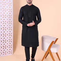 AURIK Men Flared Sleeves Kurta image 3