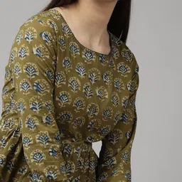 Anouk Women Ethnic Motifs Printed A-Line Regular Kurti image 3