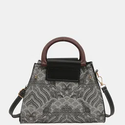 corsica DressBerry Floral Printed Structured Handheld Bag-picture-8