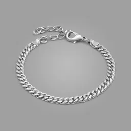BLACK MAMBA Men Brass Rhodium-Plated Wraparound Bracelet-picture-15