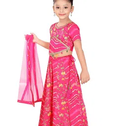 Pragya Exclusive Girls Embellished Ready to Wear Lehenga & image 5