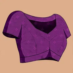 Mitera Striped Zari Banarasi Saree image 4