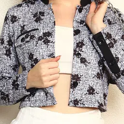 TANDUL Women Fleece Lightweight Tailored Jacket image 3