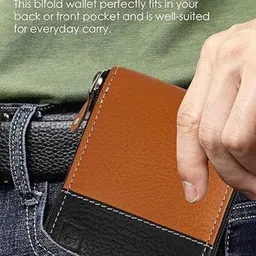 CIMONI Men Leather Zip Around Wallet image 2