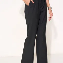 Annabelle by Pantaloons Women Flared Fit Parallel Trousers image 3