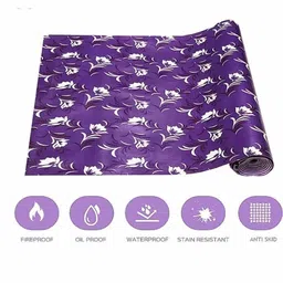 Mopak Decor Purple Set of 1 Regular Shelf Liner Organisers image 2