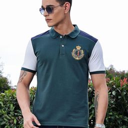 Thomas Scott Polo Collar Raw Edge Regular Fit T-shirt-picture-16