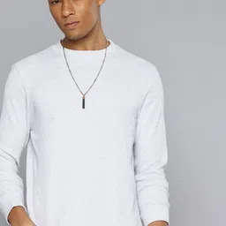 Moda Rapido Men Waffle Textured Cotton Pullover Sweatshirt-picture-37