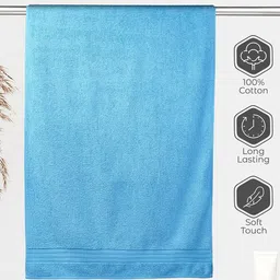 Layers Blue 1 Cotton 450 GSM Bath Towel image 3