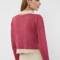 Trendyol Women Colourblocked Crop Cardigan image 4